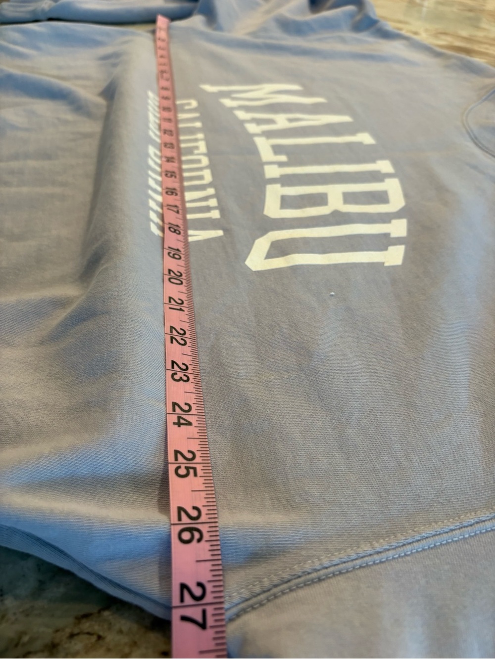 Brandy Melville Oversized Crewneck Sweater Malibu California Graphic John Galt - Picture 6 of 7